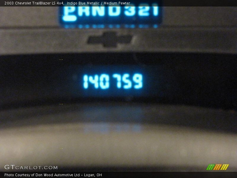 Indigo Blue Metallic / Medium Pewter 2003 Chevrolet TrailBlazer LS 4x4
