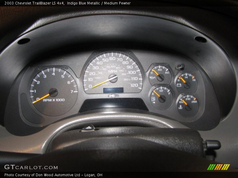 Indigo Blue Metallic / Medium Pewter 2003 Chevrolet TrailBlazer LS 4x4