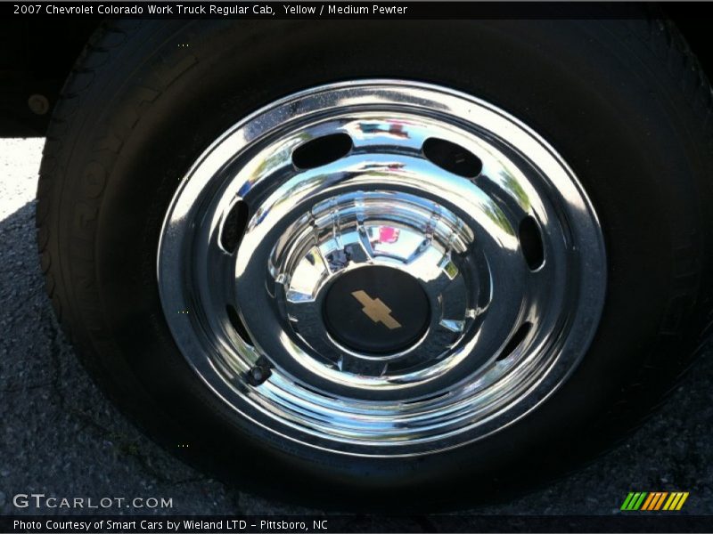 Yellow / Medium Pewter 2007 Chevrolet Colorado Work Truck Regular Cab