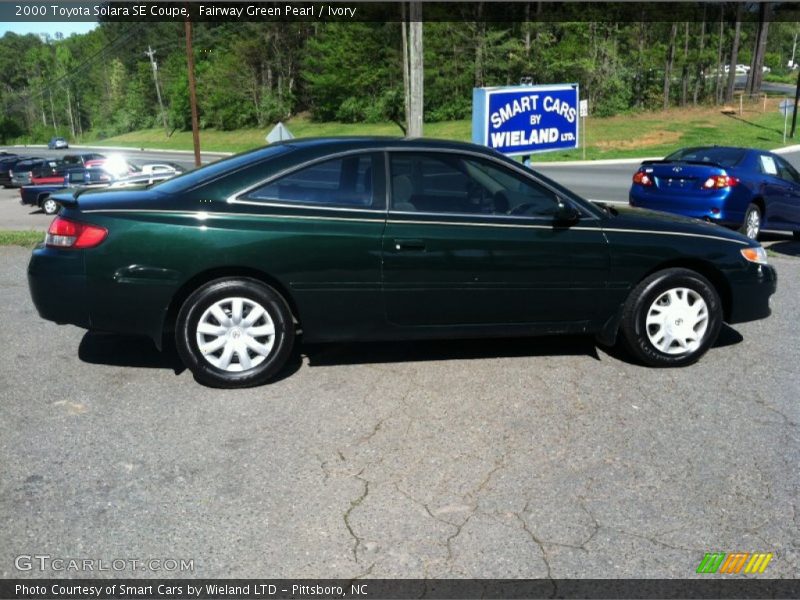 Fairway Green Pearl / Ivory 2000 Toyota Solara SE Coupe
