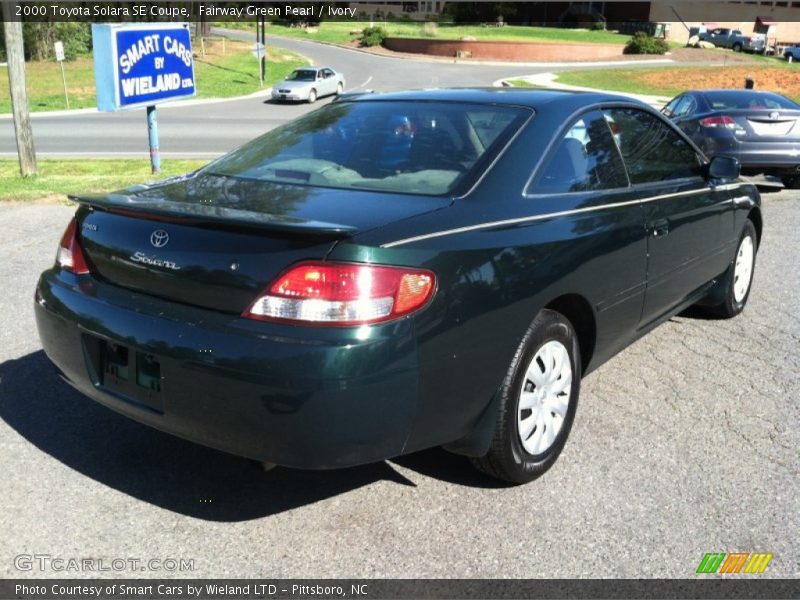 Fairway Green Pearl / Ivory 2000 Toyota Solara SE Coupe