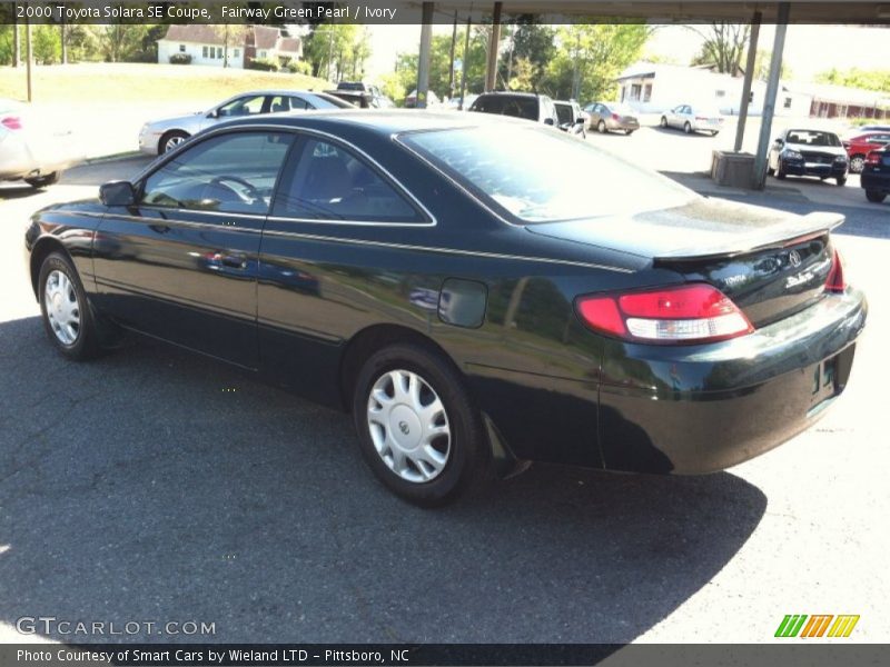 Fairway Green Pearl / Ivory 2000 Toyota Solara SE Coupe