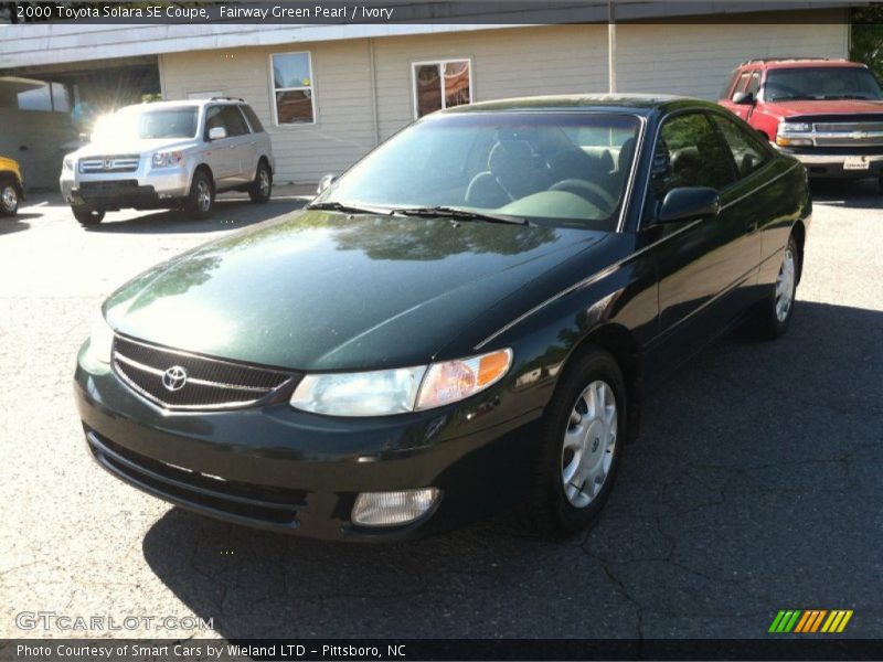 Fairway Green Pearl / Ivory 2000 Toyota Solara SE Coupe