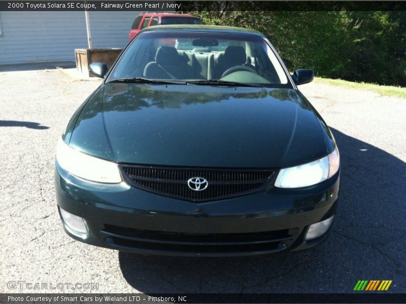 Fairway Green Pearl / Ivory 2000 Toyota Solara SE Coupe
