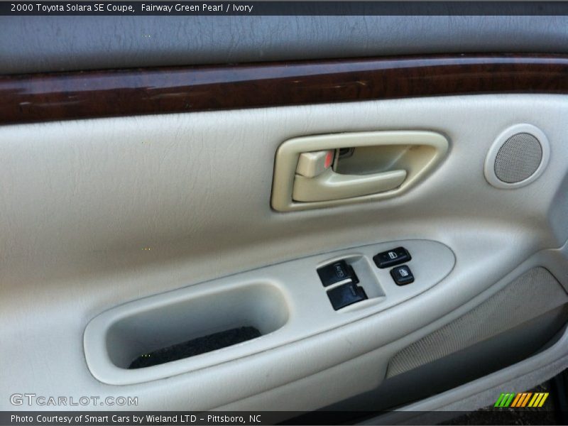 Fairway Green Pearl / Ivory 2000 Toyota Solara SE Coupe