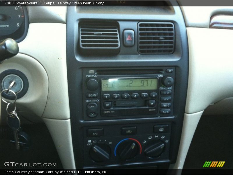 Fairway Green Pearl / Ivory 2000 Toyota Solara SE Coupe
