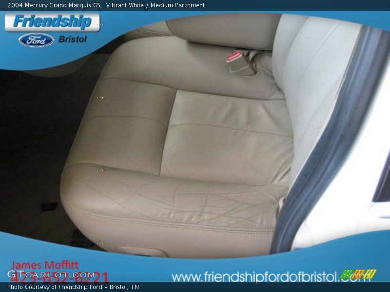 Vibrant White / Medium Parchment 2004 Mercury Grand Marquis GS