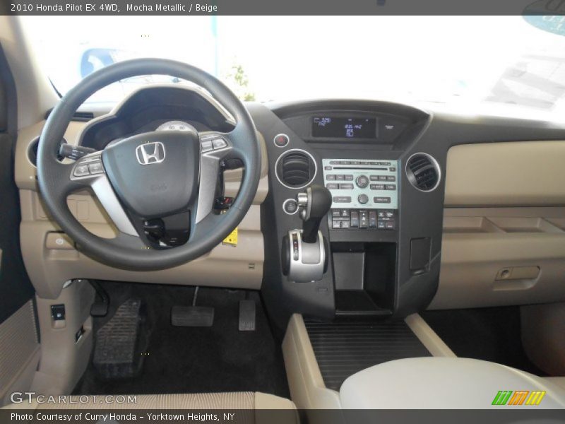 Mocha Metallic / Beige 2010 Honda Pilot EX 4WD
