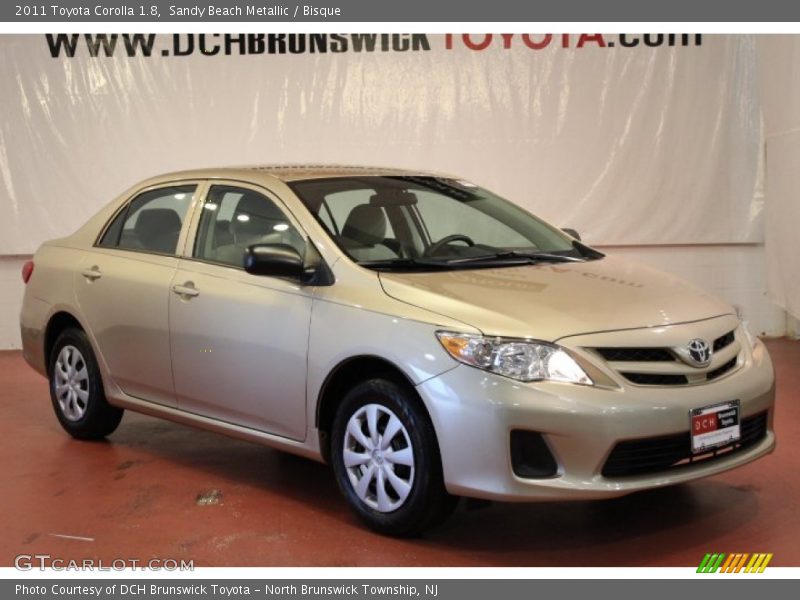 Sandy Beach Metallic / Bisque 2011 Toyota Corolla 1.8