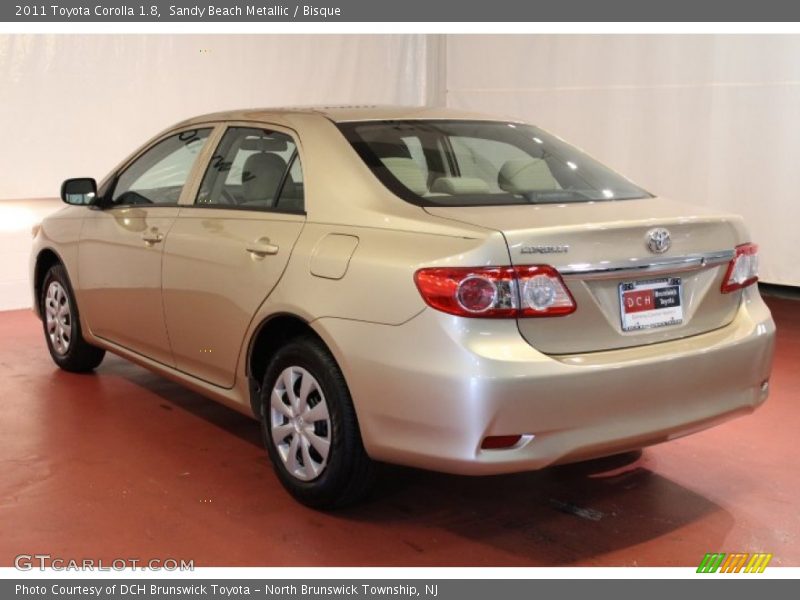 Sandy Beach Metallic / Bisque 2011 Toyota Corolla 1.8