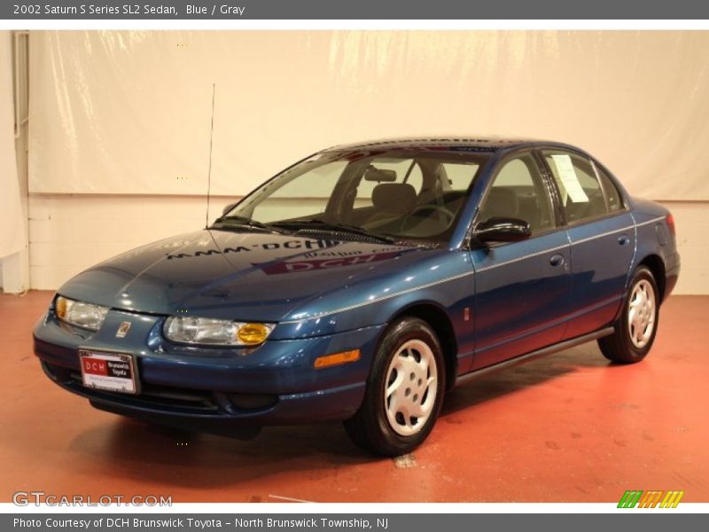 Blue / Gray 2002 Saturn S Series SL2 Sedan