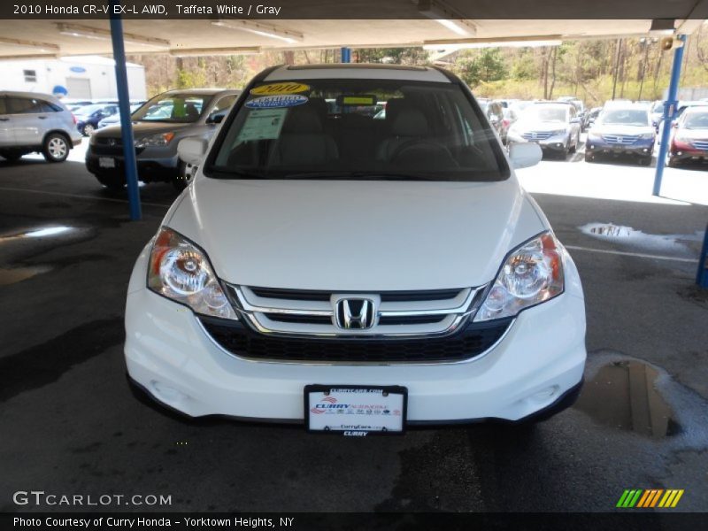 Taffeta White / Gray 2010 Honda CR-V EX-L AWD