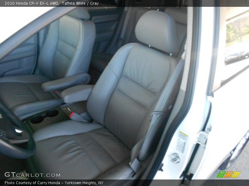 Taffeta White / Gray 2010 Honda CR-V EX-L AWD