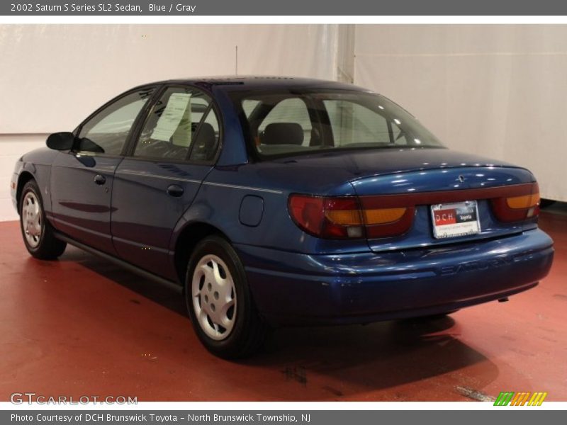 Blue / Gray 2002 Saturn S Series SL2 Sedan