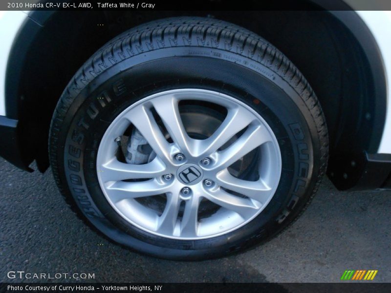 Taffeta White / Gray 2010 Honda CR-V EX-L AWD