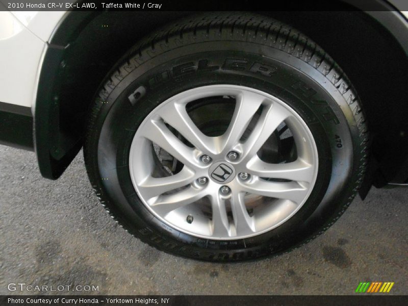 Taffeta White / Gray 2010 Honda CR-V EX-L AWD