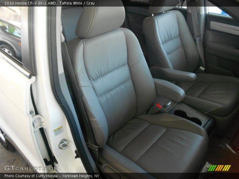 Taffeta White / Gray 2010 Honda CR-V EX-L AWD