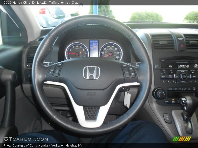 Taffeta White / Gray 2010 Honda CR-V EX-L AWD