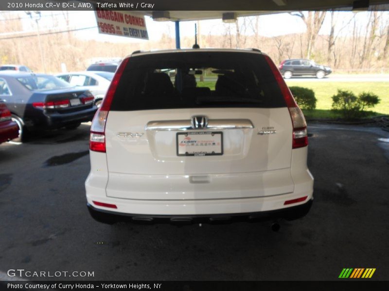 Taffeta White / Gray 2010 Honda CR-V EX-L AWD