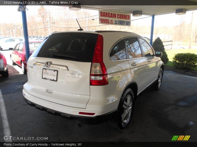 Taffeta White / Gray 2010 Honda CR-V EX-L AWD