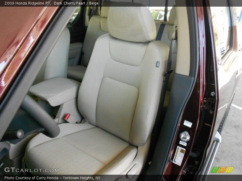 Dark Cherry Pearl / Beige 2009 Honda Ridgeline RT