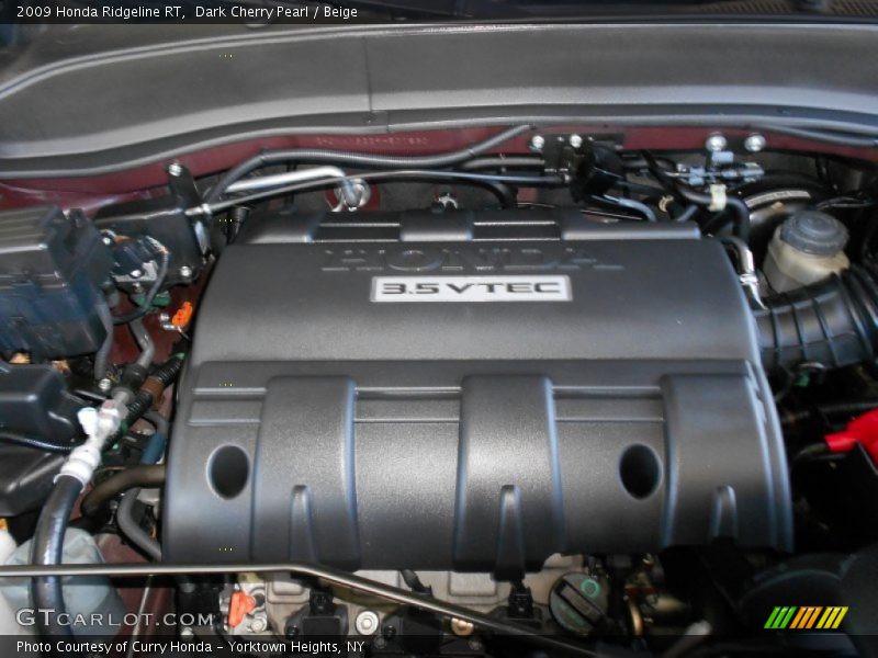 Dark Cherry Pearl / Beige 2009 Honda Ridgeline RT