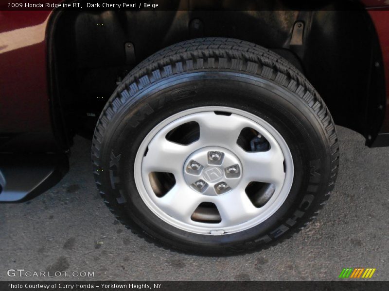 Dark Cherry Pearl / Beige 2009 Honda Ridgeline RT