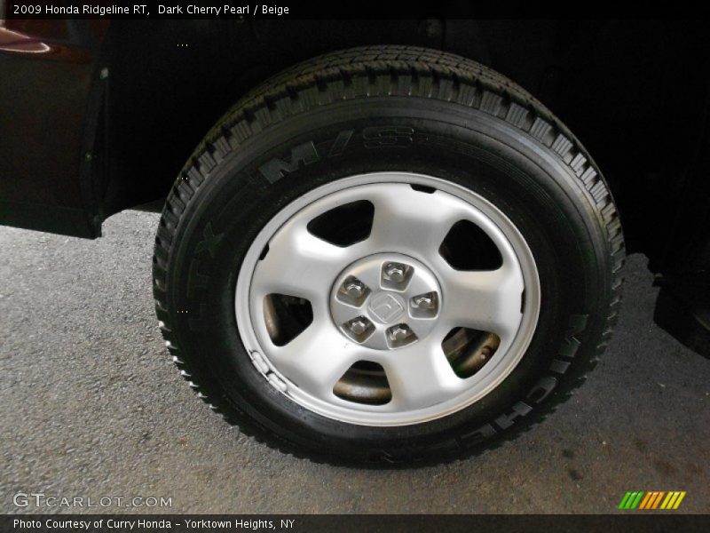 Dark Cherry Pearl / Beige 2009 Honda Ridgeline RT