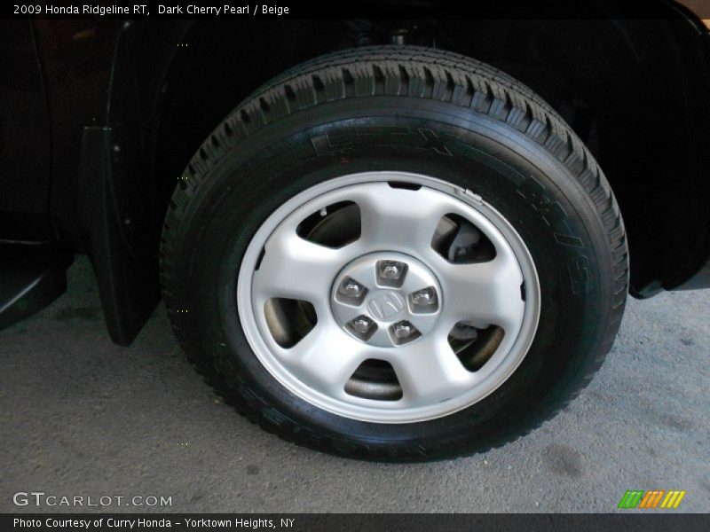 Dark Cherry Pearl / Beige 2009 Honda Ridgeline RT