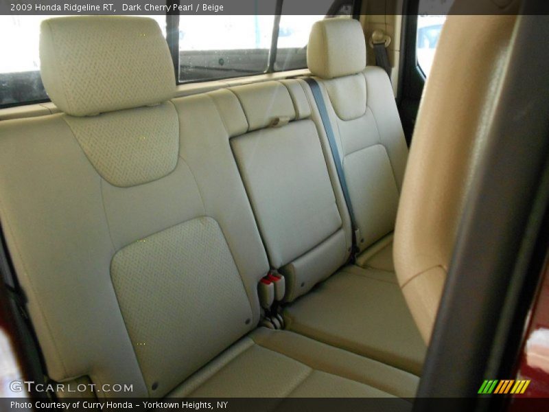 Dark Cherry Pearl / Beige 2009 Honda Ridgeline RT