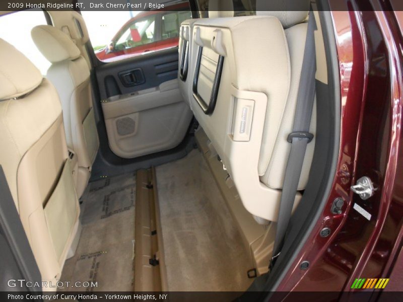 Dark Cherry Pearl / Beige 2009 Honda Ridgeline RT