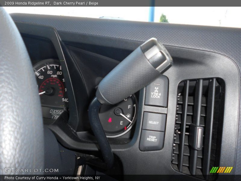 Dark Cherry Pearl / Beige 2009 Honda Ridgeline RT