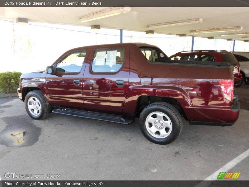 Dark Cherry Pearl / Beige 2009 Honda Ridgeline RT