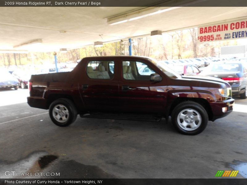 Dark Cherry Pearl / Beige 2009 Honda Ridgeline RT