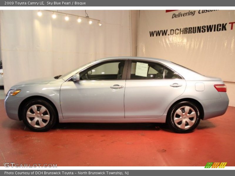 Sky Blue Pearl / Bisque 2009 Toyota Camry LE