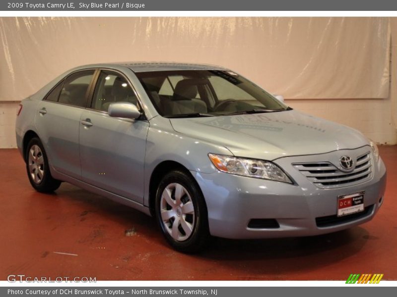 Sky Blue Pearl / Bisque 2009 Toyota Camry LE
