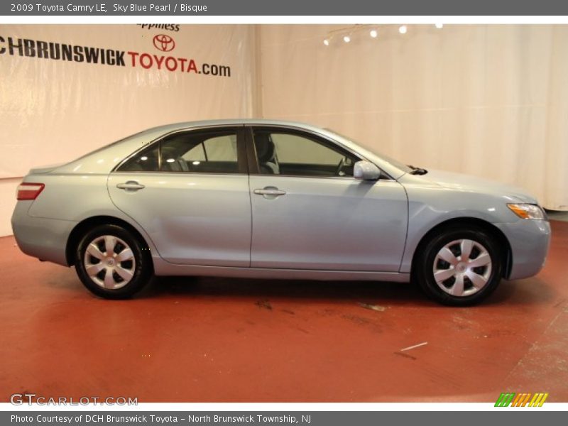 Sky Blue Pearl / Bisque 2009 Toyota Camry LE