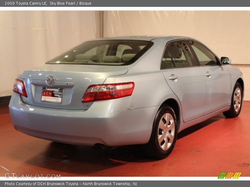 Sky Blue Pearl / Bisque 2009 Toyota Camry LE