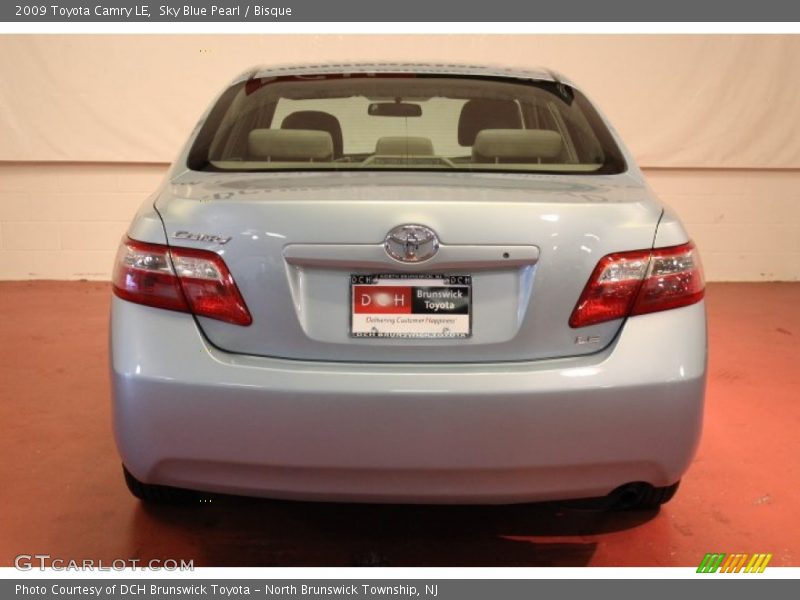 Sky Blue Pearl / Bisque 2009 Toyota Camry LE