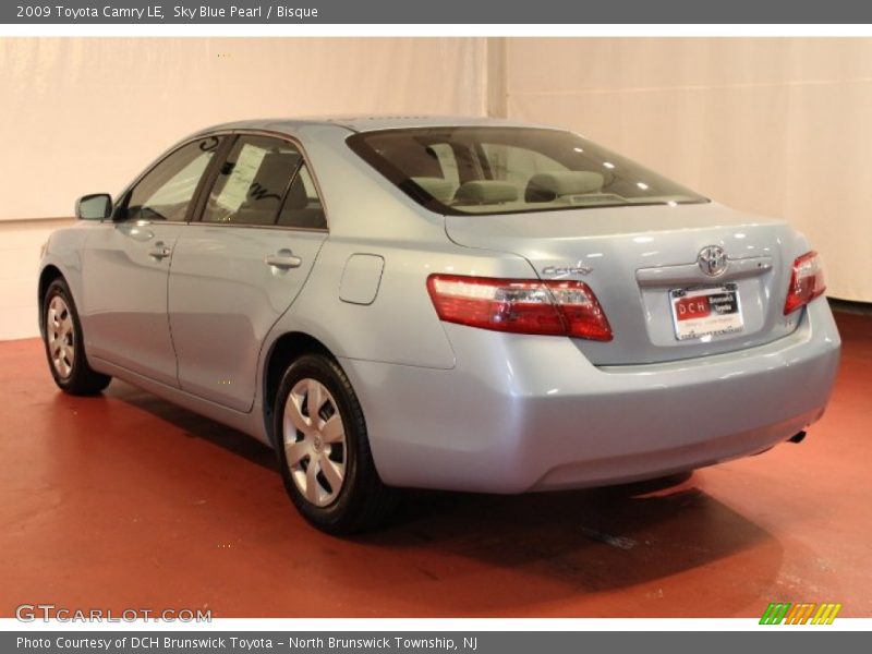 Sky Blue Pearl / Bisque 2009 Toyota Camry LE