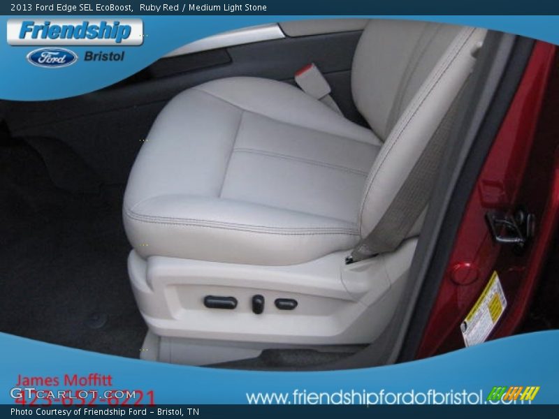 Ruby Red / Medium Light Stone 2013 Ford Edge SEL EcoBoost