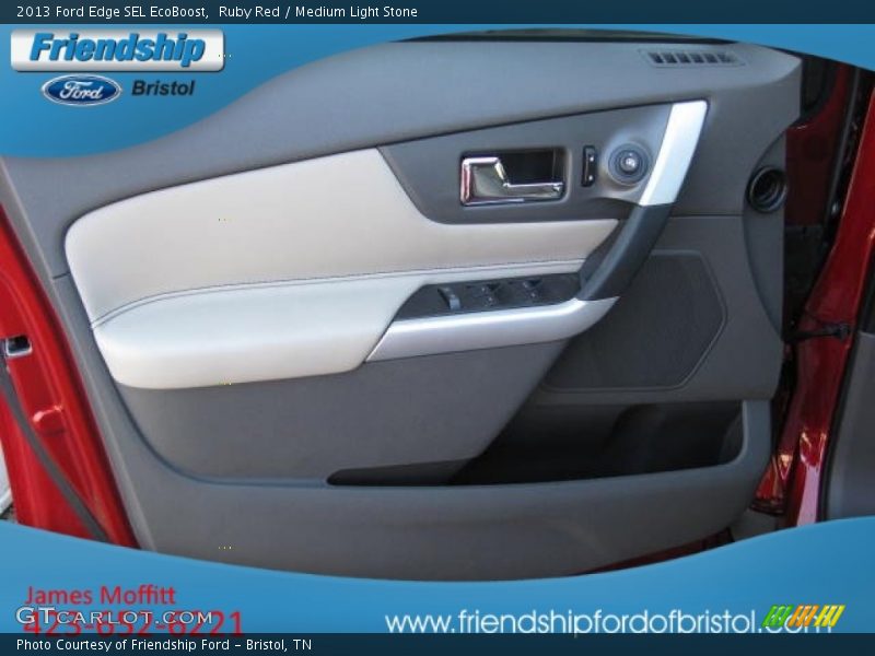 Ruby Red / Medium Light Stone 2013 Ford Edge SEL EcoBoost