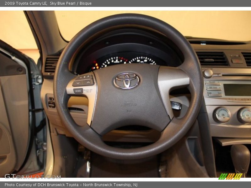 Sky Blue Pearl / Bisque 2009 Toyota Camry LE