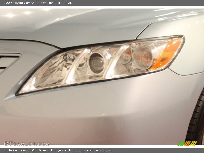 Sky Blue Pearl / Bisque 2009 Toyota Camry LE