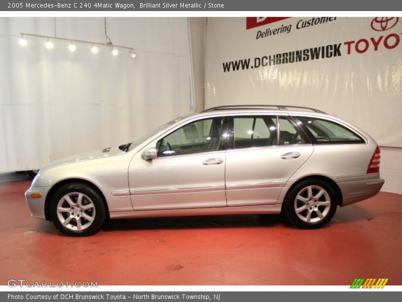 Brilliant Silver Metallic / Stone 2005 Mercedes-Benz C 240 4Matic Wagon