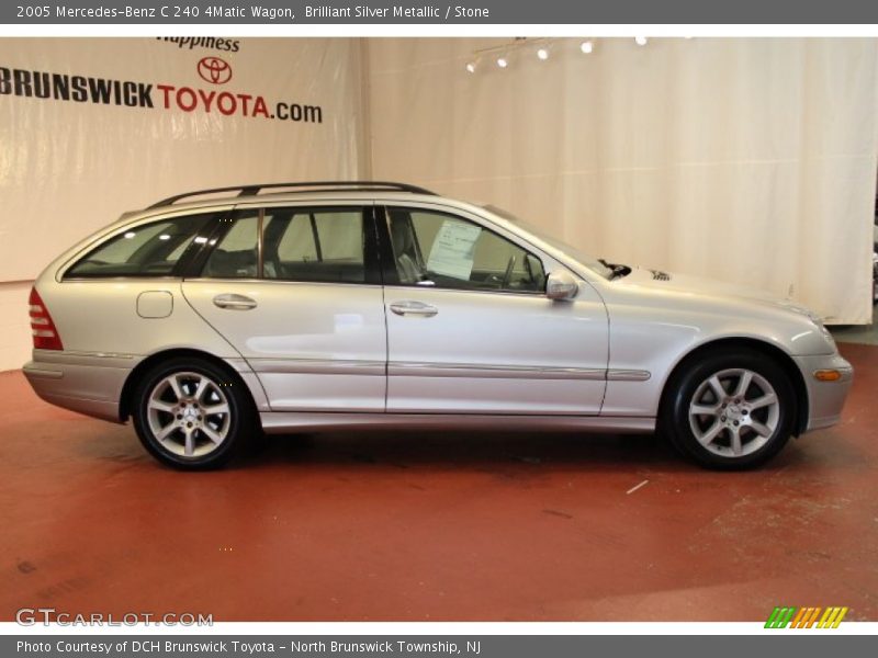 Brilliant Silver Metallic / Stone 2005 Mercedes-Benz C 240 4Matic Wagon