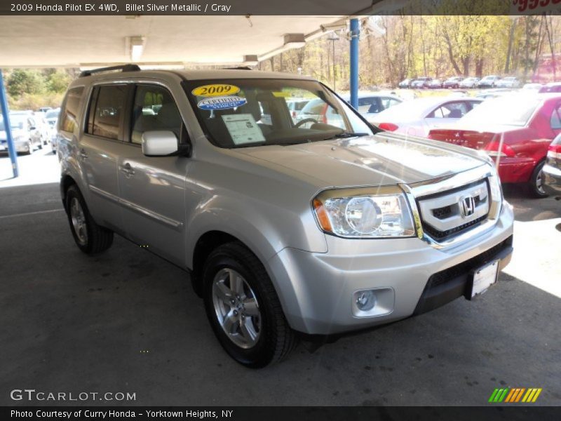 Billet Silver Metallic / Gray 2009 Honda Pilot EX 4WD