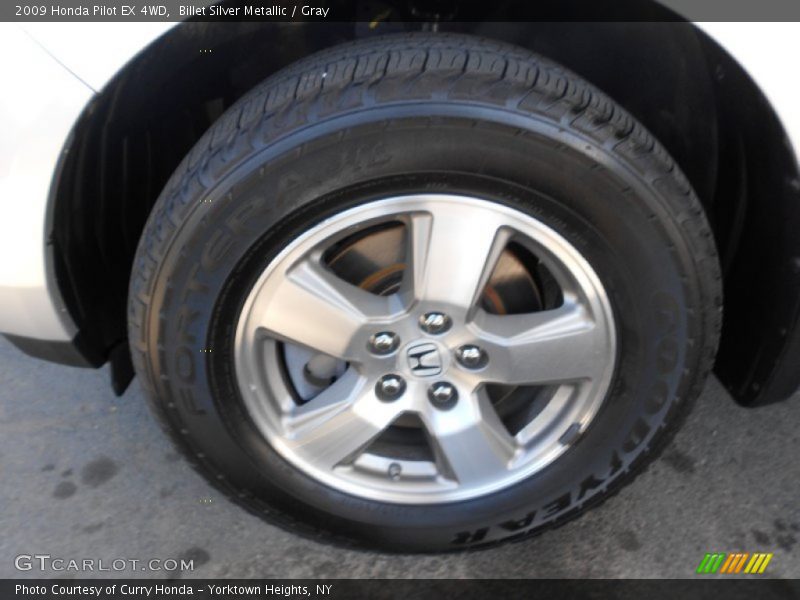 Billet Silver Metallic / Gray 2009 Honda Pilot EX 4WD