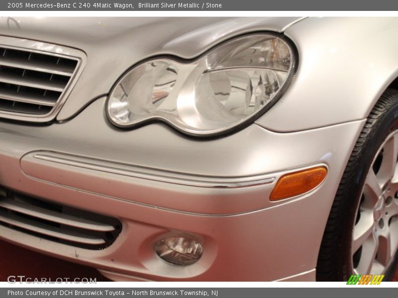 Brilliant Silver Metallic / Stone 2005 Mercedes-Benz C 240 4Matic Wagon