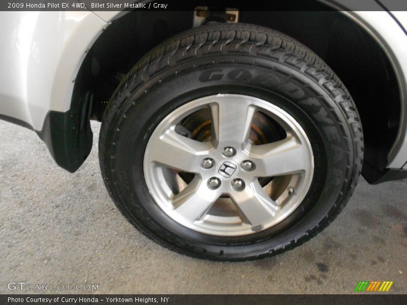 Billet Silver Metallic / Gray 2009 Honda Pilot EX 4WD